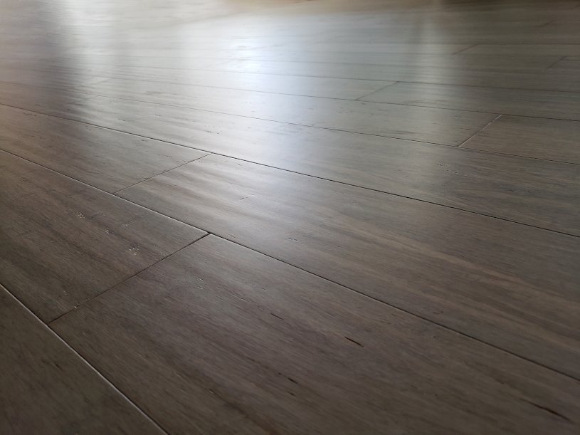 Oyster Shell Rigid Core Light Bamboo Flooring | Ambient®